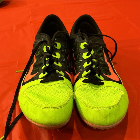 Nike Rival MD track spikes size 13 Green and Pink - Picture 2 of 2